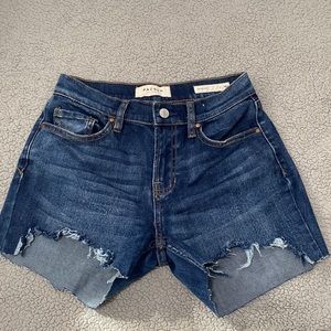 Denim shorts